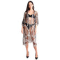 Lux Lace Tie Knot Closure Cover up Kimono Poncho