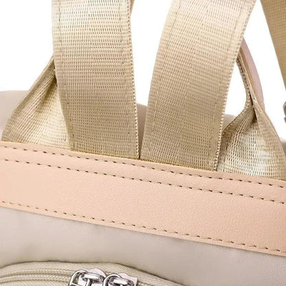Cloth Backpack Female Embroidery Backpack Bag Nylon Anti-Theft Waterproof Women's Backpack Fashionable Anti-theft Women Backpacks Nice Print School Bag High Quality Large Capacity Backpack (