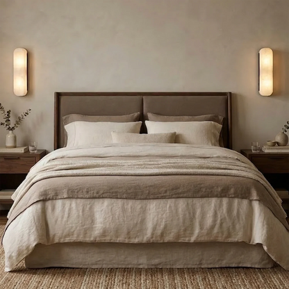 Luxury Alabaster Vertical Wall Lamp