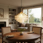 Luxury Capiz Shell Tiered Chandelier