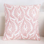 Luxury Embroidered Pink Pillow Cover Elegant Cushions Cover For Sofa Flower Geometric Cotton Pillow Case Throw Pillow Covers Modern Geometric Pillowcase Throw Cushion Cover for Bed Couch Sofa Office Decor 45*45