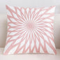 Luxury Embroidered Pink Pillow Cover Elegant Cushions Cover For Sofa Flower Geometric Cotton Pillow Case Throw Pillow Covers Modern Geometric Pillowcase Throw Cushion Cover for Bed Couch Sofa Office Decor 45*45