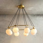 Miira Geometric Alabaster Chandelier