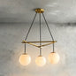 Miira Geometric Alabaster Chandelier