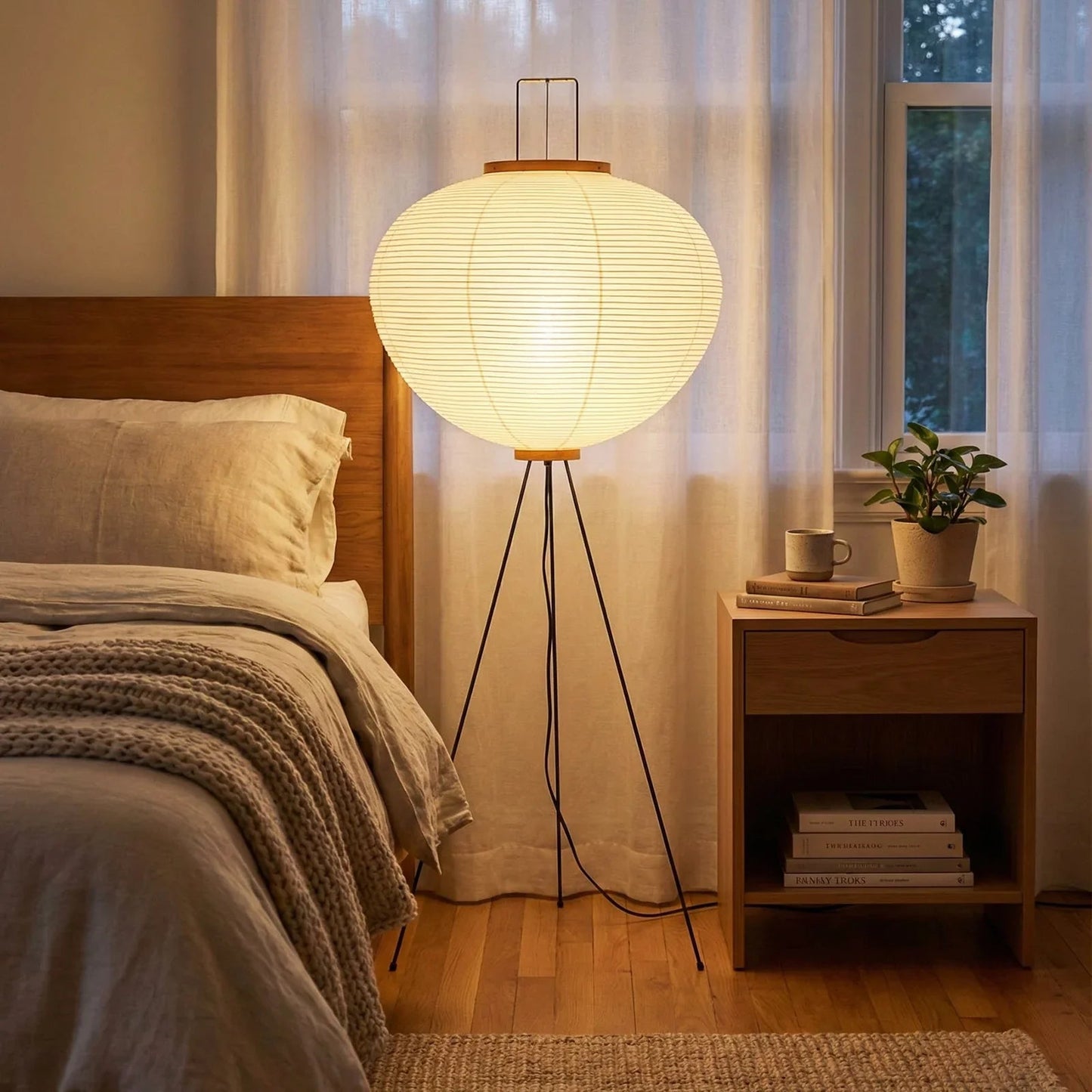 Akari Minimalist 10A 14A Floor Lamp