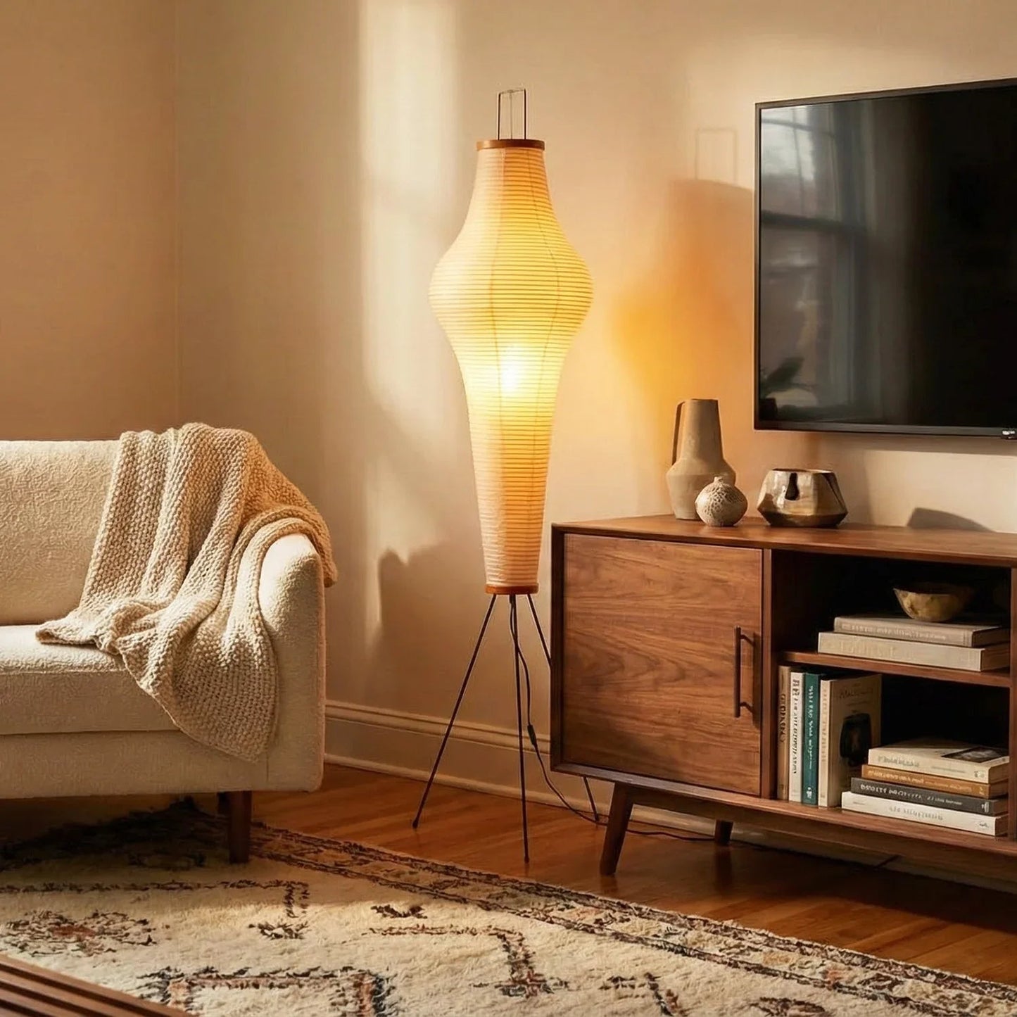 Akari Minimalist 10A 14A Floor Lamp