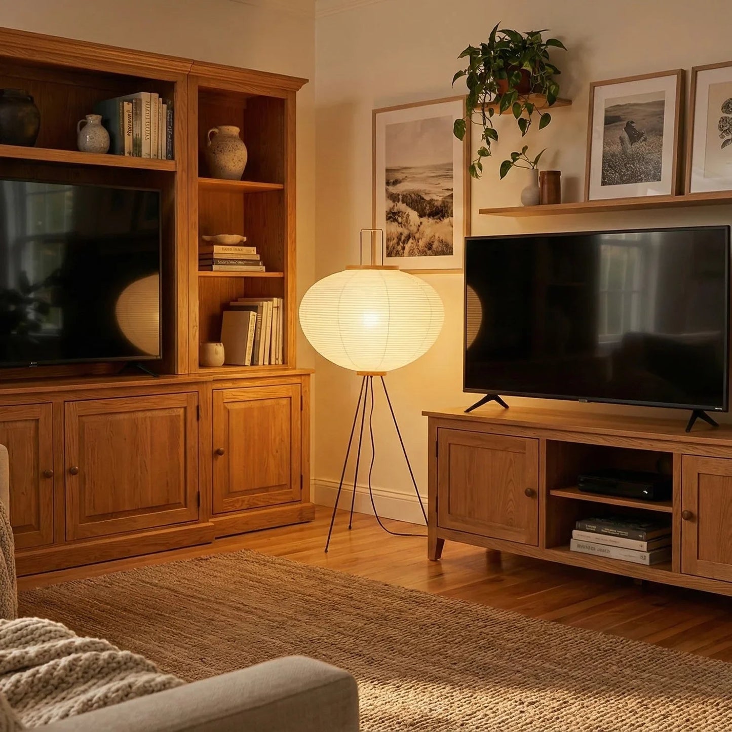 Akari Minimalist 10A 14A Floor Lamp