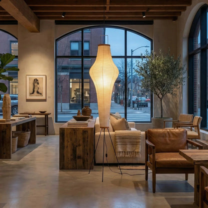 Akari Minimalist 10A 14A Floor Lamp
