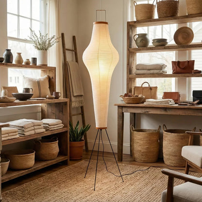 Akari Minimalist 10A 14A Floor Lamp