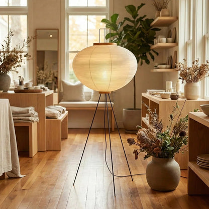 Akari Minimalist 10A 14A Floor Lamp