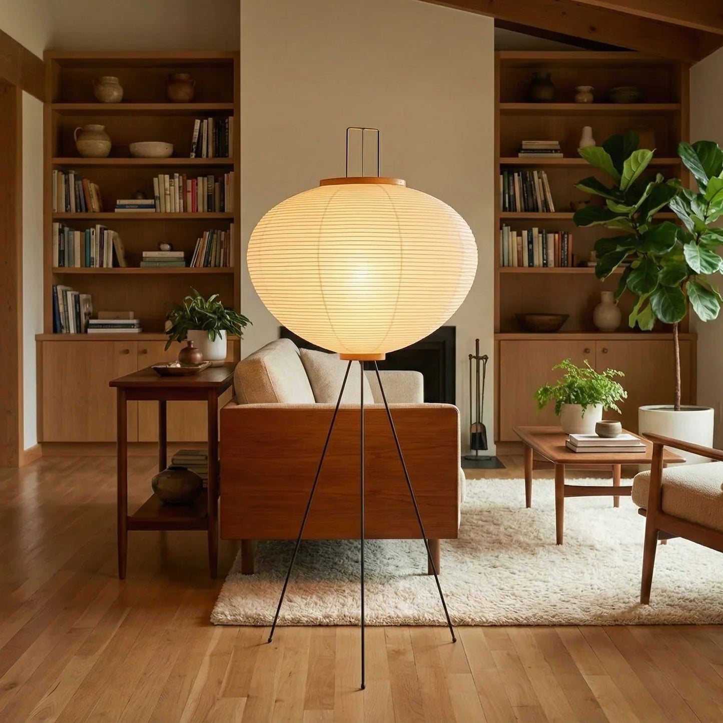 Akari Minimalist 10A 14A Floor Lamp