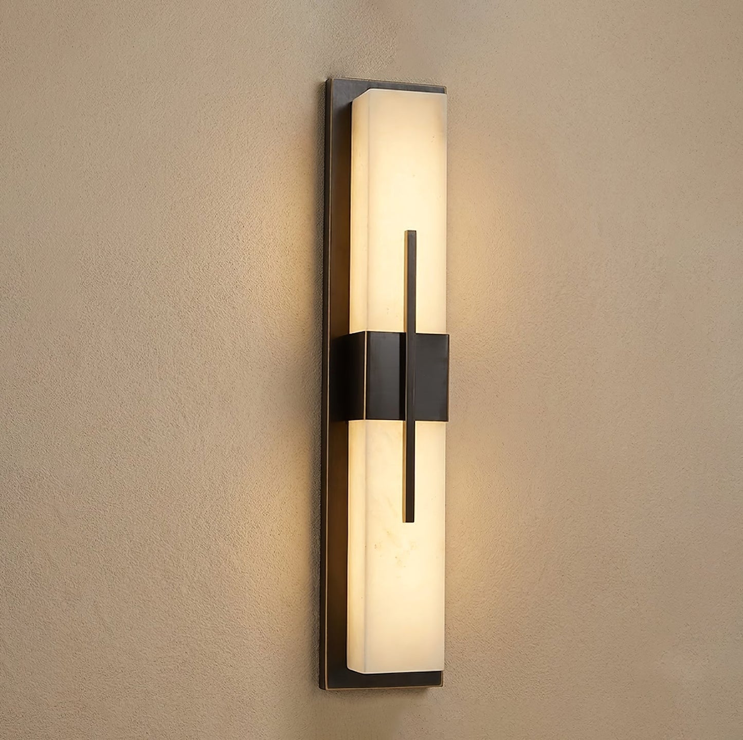 Modern Alabaster Linear Wall Sconce