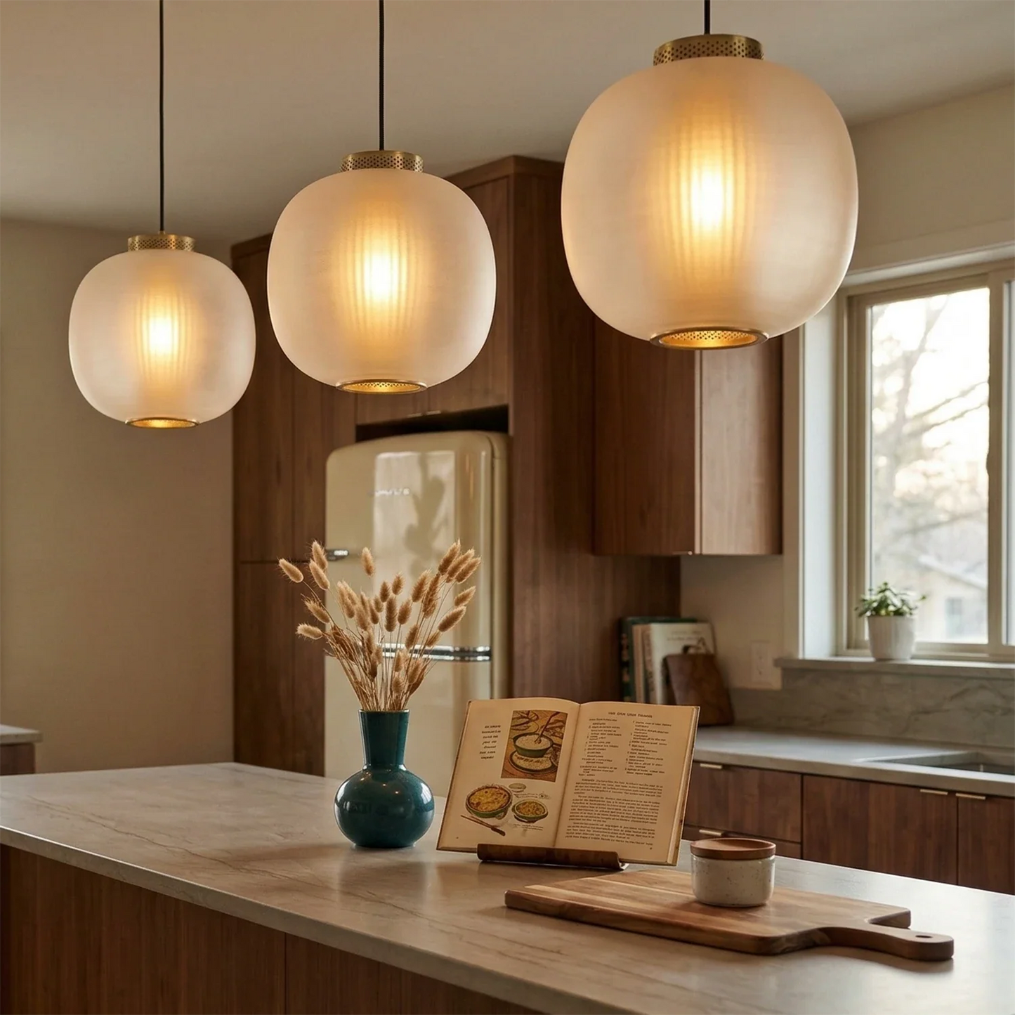 Bloom Frosted Glass Pendant Light