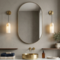 Modern Petra Alabaster Wall Sconce
