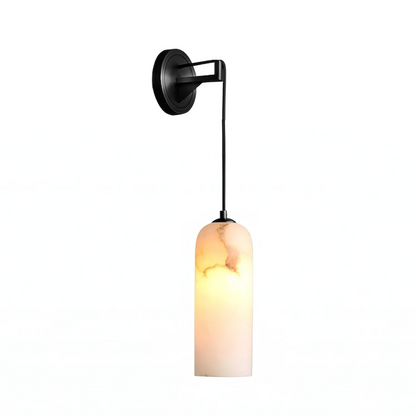 Modern Petra Alabaster Wall Sconce