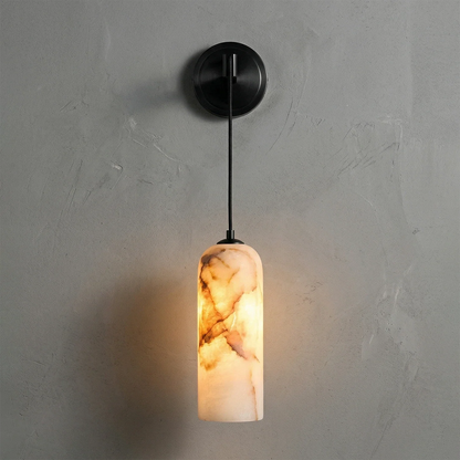 Modern Petra Alabaster Wall Sconce