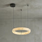 Modern Spanish Alabaster Halo Pendant Lamp