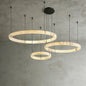 Modern Spanish Alabaster Halo Pendant Lamp