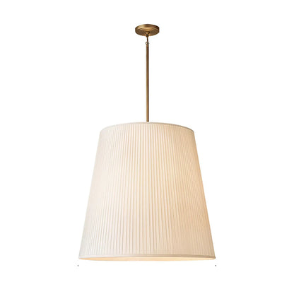 Modern Tailored Reed Pleat Stem Pendant