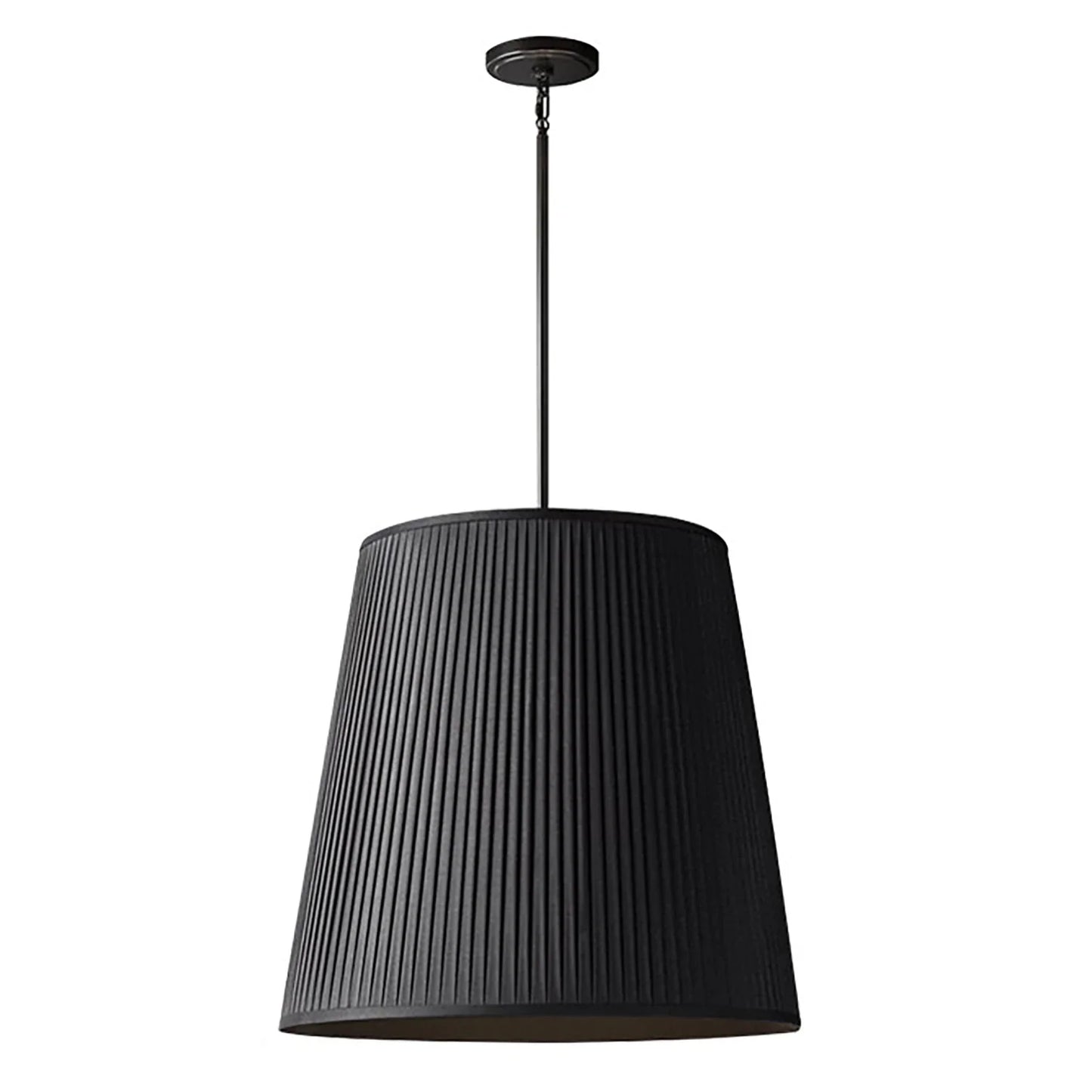 Modern Tailored Reed Pleat Stem Pendant