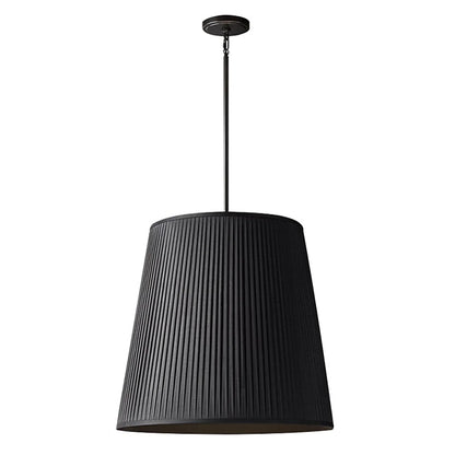 Modern Tailored Reed Pleat Stem Pendant