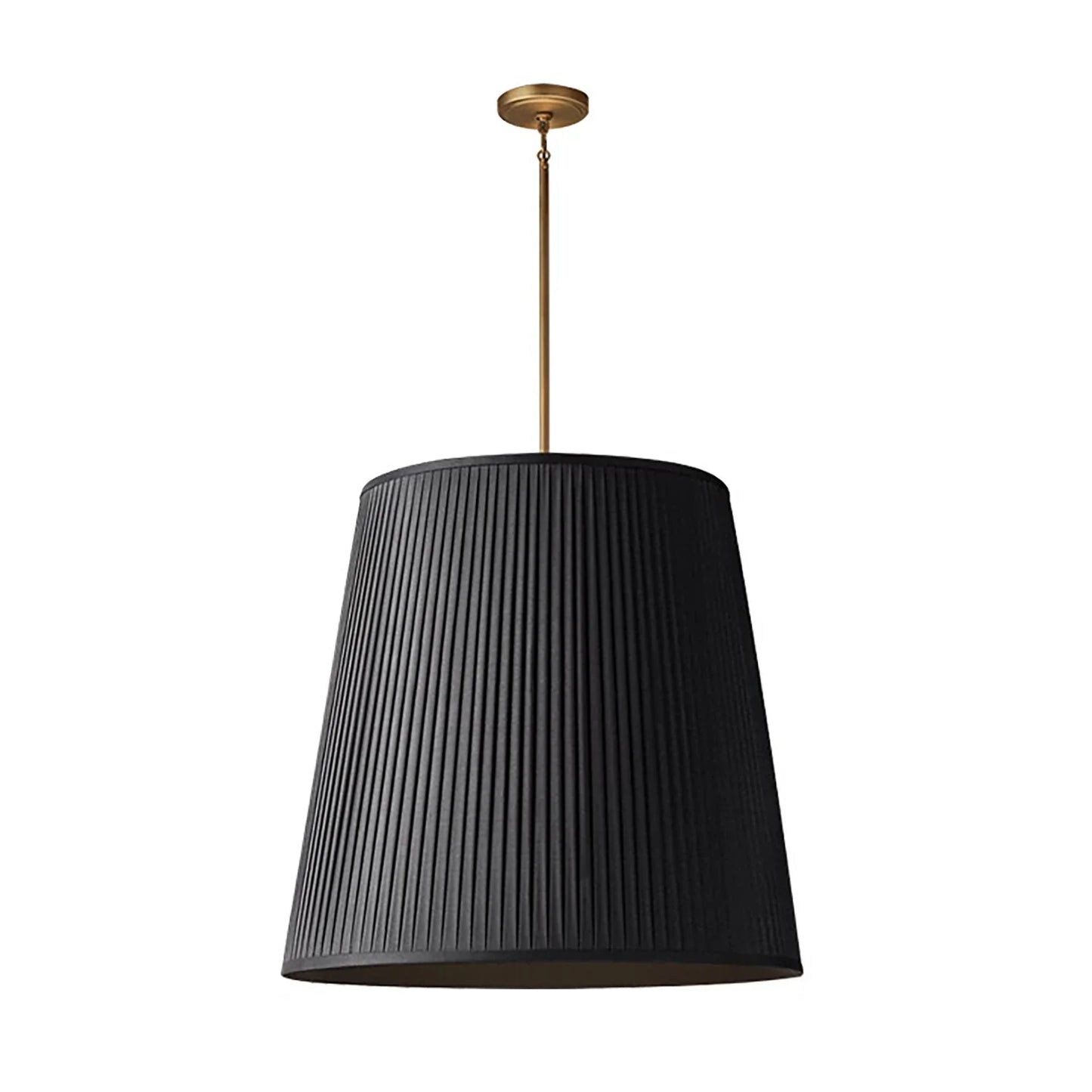 Modern Tailored Reed Pleat Stem Pendant