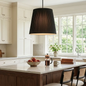 Modern Tailored Reed Pleat Stem Pendant
