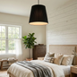 Modern Tailored Reed Pleat Stem Pendant