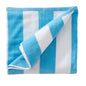 Cotton Velour Cabana Stripe Beach Towel - Novia Collection.