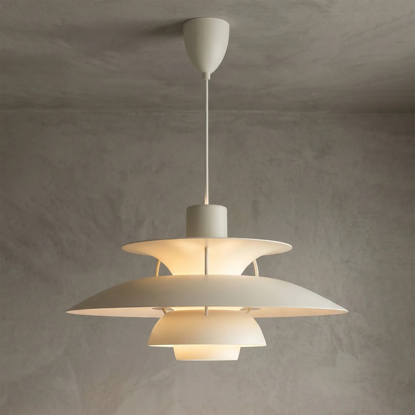 Multi-Tier Saucer Pendant Lamp