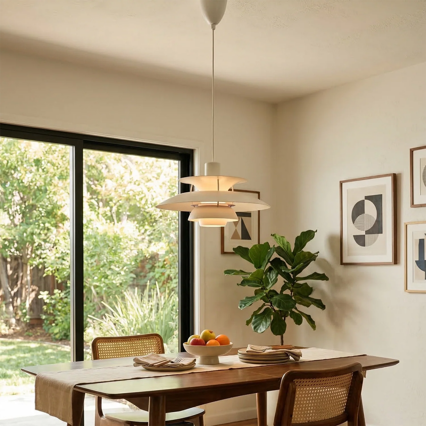 Multi-Tier Saucer Pendant Lamp
