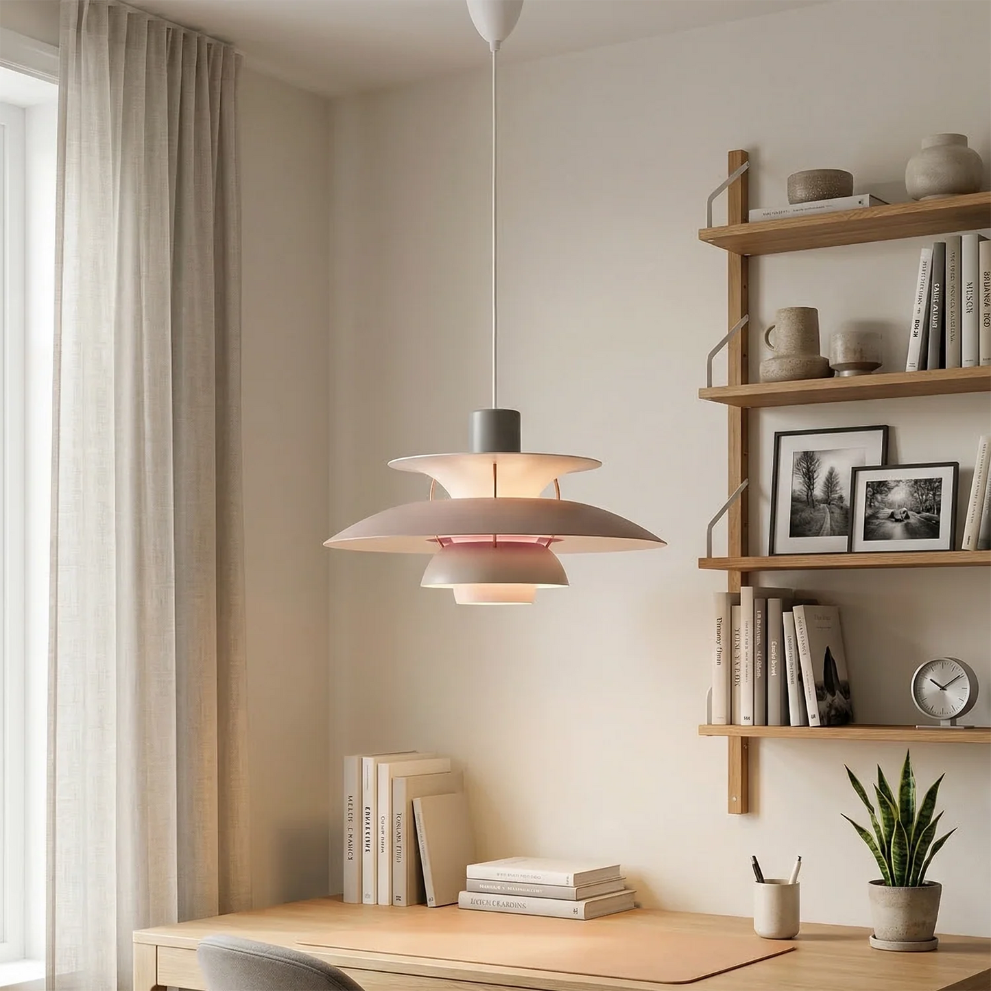 Multi-Tier Saucer Pendant Lamp