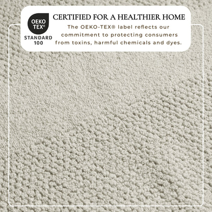 100% Cotton Woven Texture Bath Towel Set - Marbella Collection