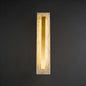 Oblong & Rectangular Alabaster Wall Sconces