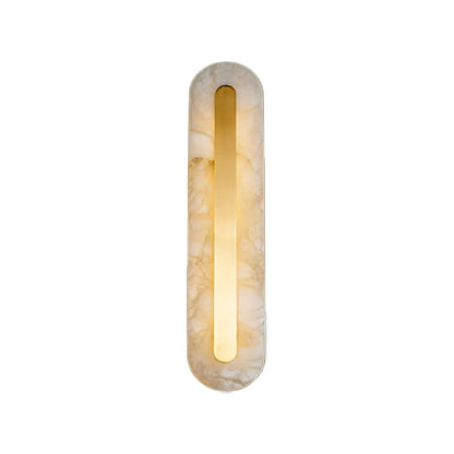 Oblong & Rectangular Alabaster Wall Sconces