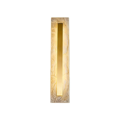 Oblong & Rectangular Alabaster Wall Sconces