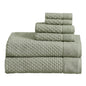 Cotton Diamond Waffle Weave Bath Towel Set - Grayson Collection