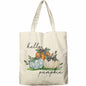 Dlzdn Fall Pumpkin Canvas Tote Bag Reusable Grocery Beach Bag Off-white One Size