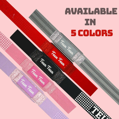 Teun Teun Weight Lifting Wrist Straps 24-Inch Cotton Neoprene Grey One Size