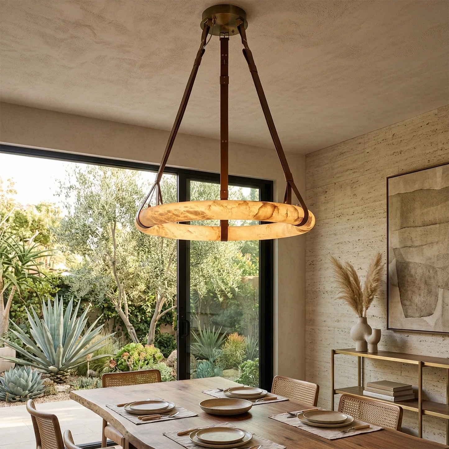 Oslo Alabaster Pendant Light