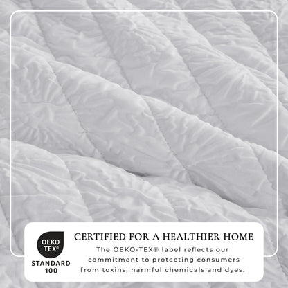 Floral Embossed Quilt Set - Floral Microsculpt Collection