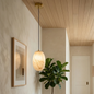 Oval Alabaster Pendant Light
