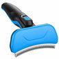 Pet Life ® 'Fur-Guard' Easy Self-Cleaning Grooming Deshedder Pet Comb