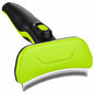 Pet Life ® 'Fur-Guard' Easy Self-Cleaning Grooming Deshedder Pet Comb