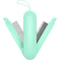 Pet Life ® 'JOYNE' Multi-Functional 2-in-1 Swivel Travel Grooming Comb and Deshedder