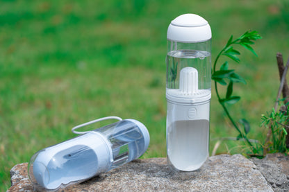 Pet Life ® 'PYURE' Handheld Travel Filtered Water Feeder