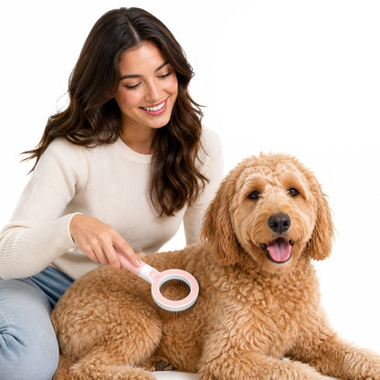 Pet Life ® 'WAGNIFY' 360 Degree and Multi-Directional Modern Grooming Pet Rake Comb