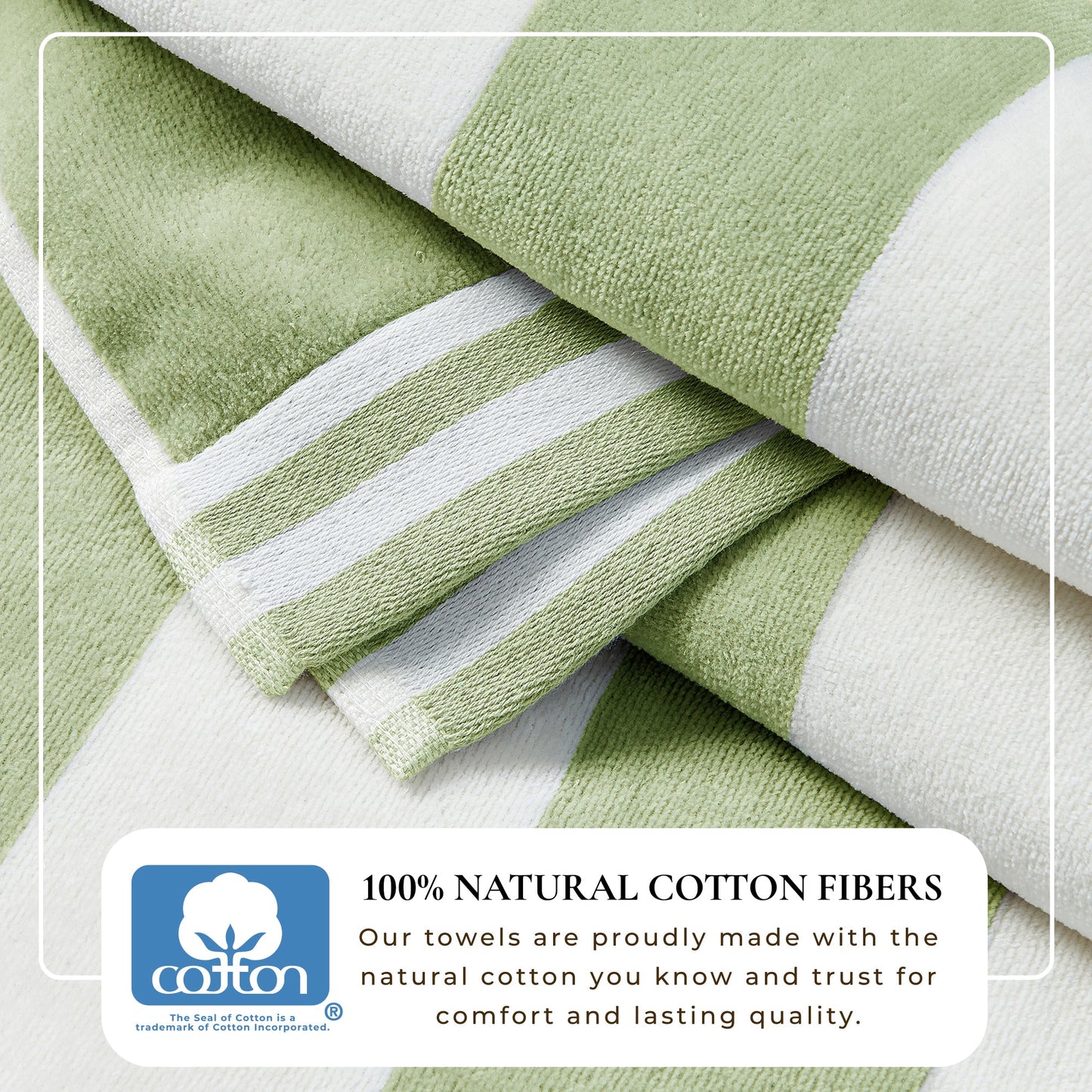Striped Cabana Beach Towel - Edgartown Collection