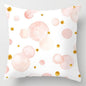 Pink Feather Pillowcase Decorative Sofa Cushion Case Bed Pillow Cover Soft Decorative Square Throw Pillow Cover Cushion Covers Pillow Case Home Decor Decorations for Sofa Couch Bed Chair Home Decor Car Cushion Cover Cute Pillow Case 45X45CM