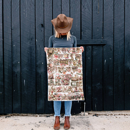 Rose Royal Easter Towel